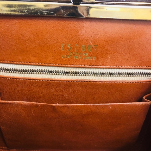 ESCORT CLASSIC ALLIGATOR KELLY HANDBAG - Picture 4 of 8